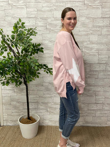 Starry Jumper/Pink
