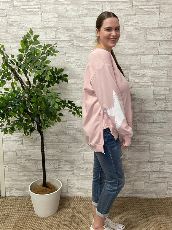 Starry Jumper/Pink